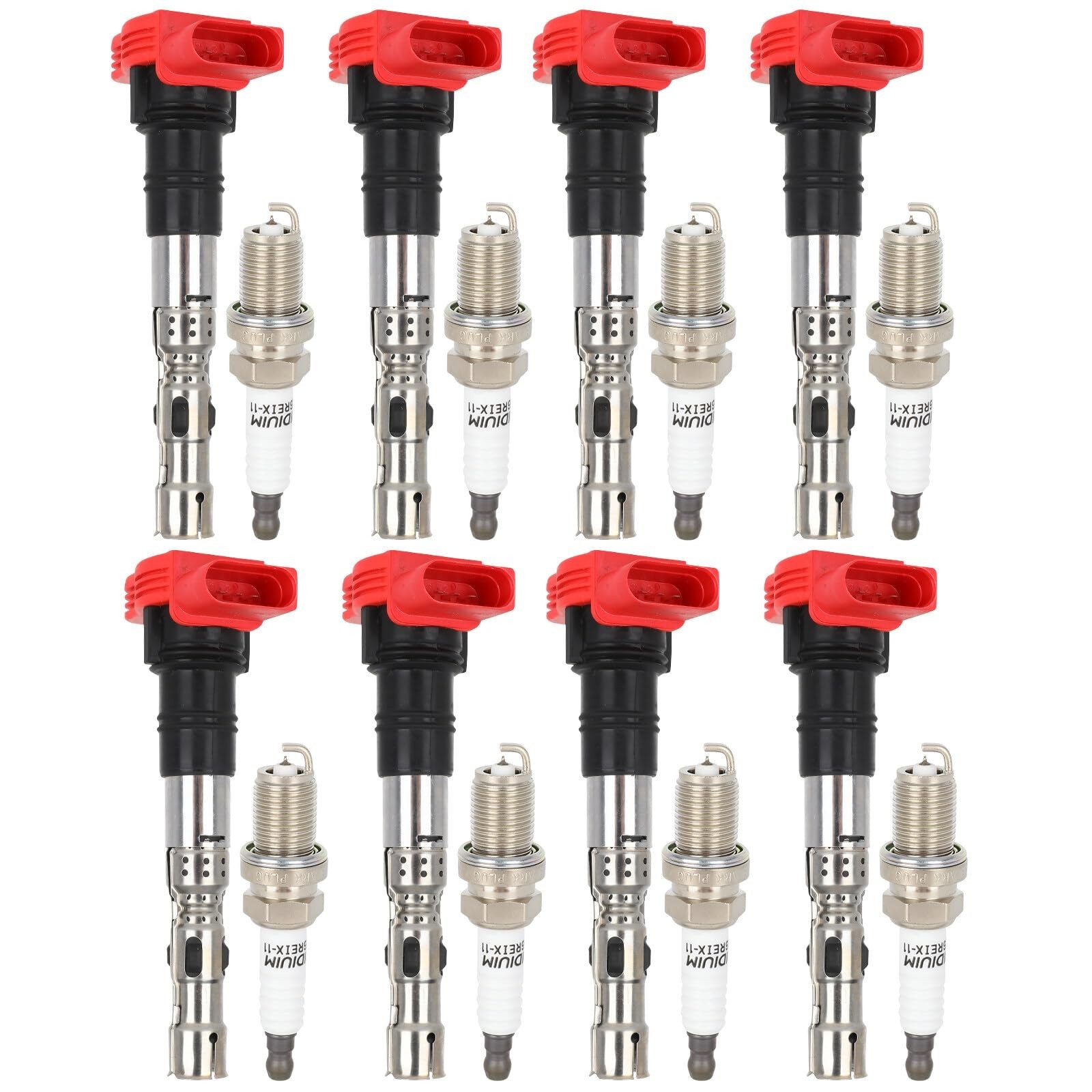 ECCPP UF418 8 ignition coils with 8 iridium Spark Plugs A8 Allroad S4 4.2L V8…