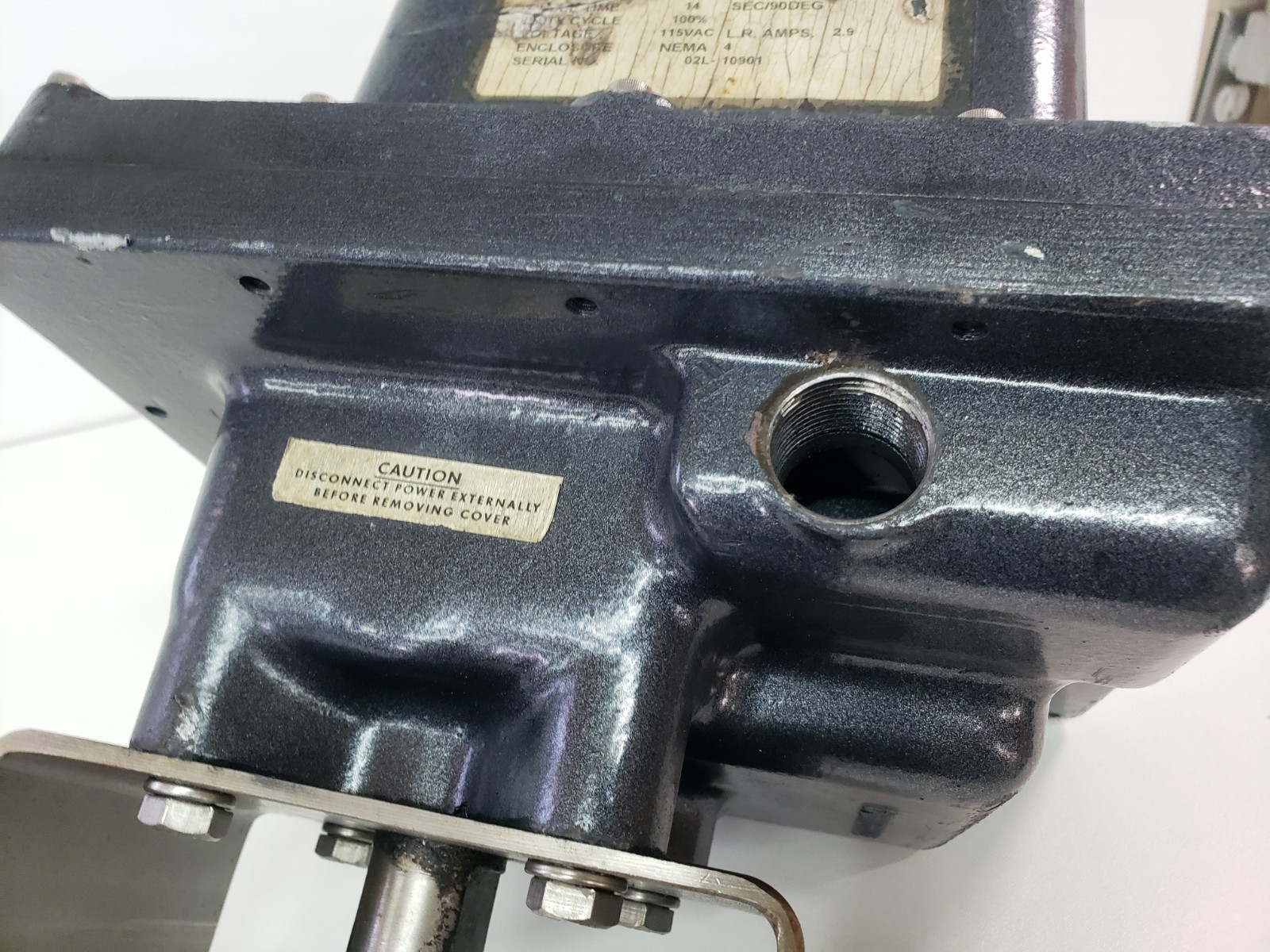 ICI Indelac LX4B-14-2SHT Valve Actuator Operator 3840in-lbs