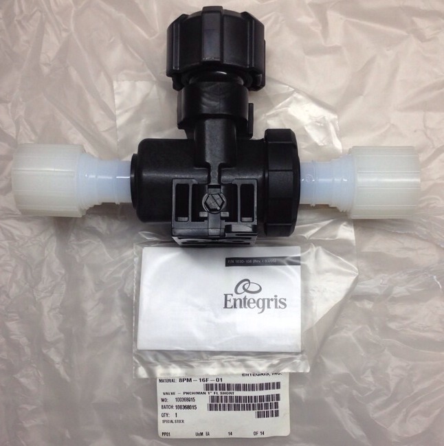 Entegris Fluoroware, 8PM16F01, 8PM-16F-01, 9435395, 100368015, LOT OF 6