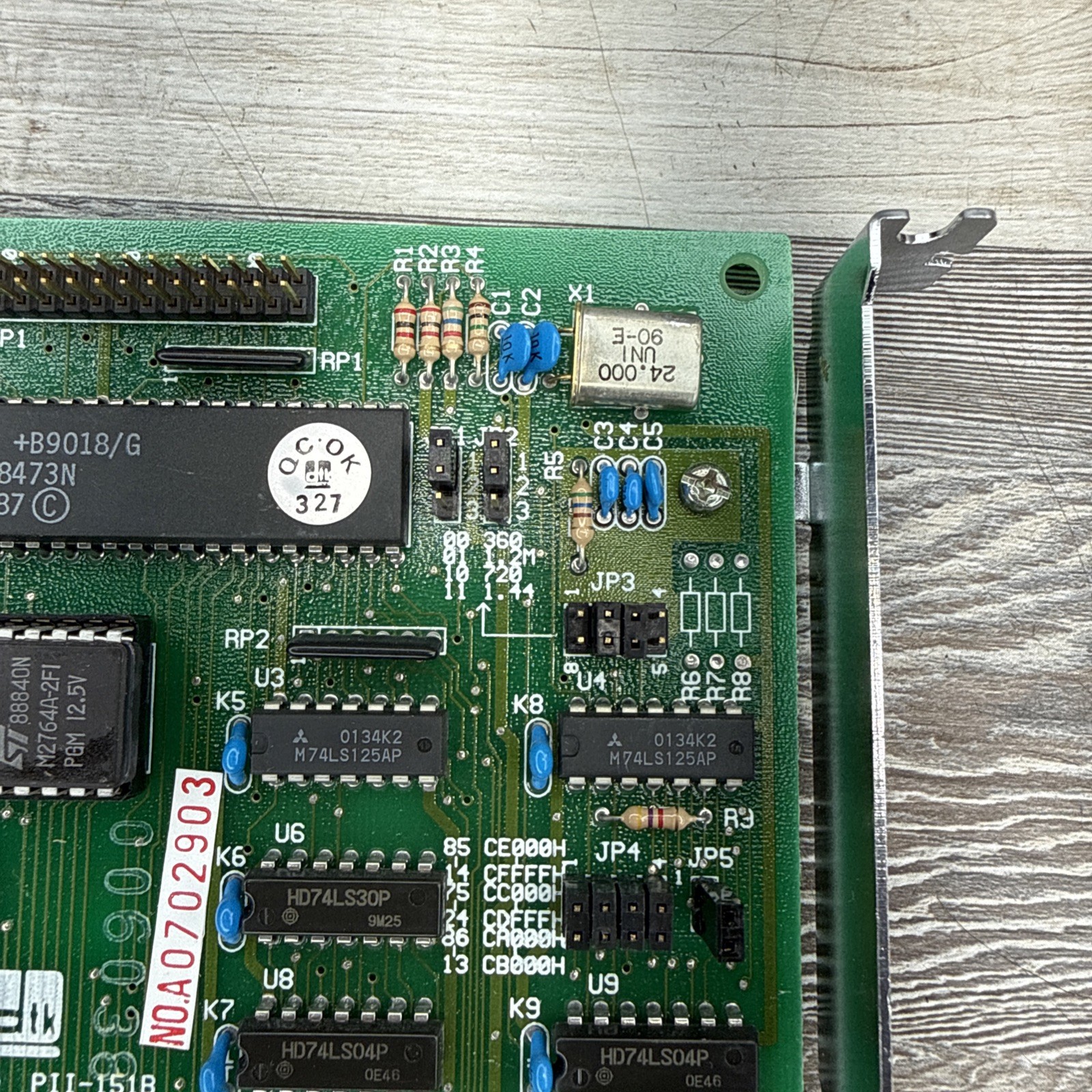 DTK PII-151B MINI-MICRO ADD ON CARD FOR 88 286 PERSONAL COMPUTER – Untested