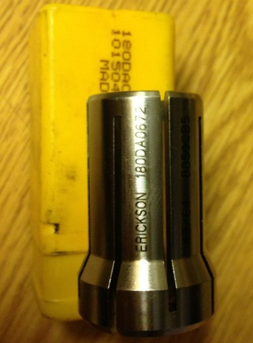 LOT OF 5, Erickson 1015046, 43/64 180DA0672,6875C-C-5, CNC COLLETS #1620F