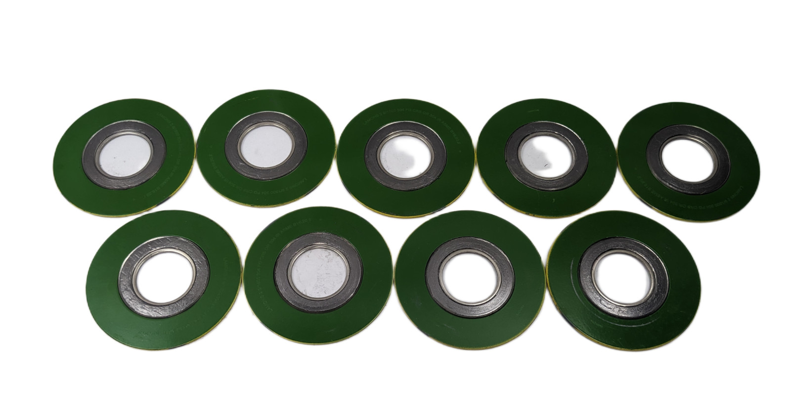 9PC Lamons 2″ 9/1500 304 FG IR ASME B16-20 Spiral Wound Gasket High Pressure