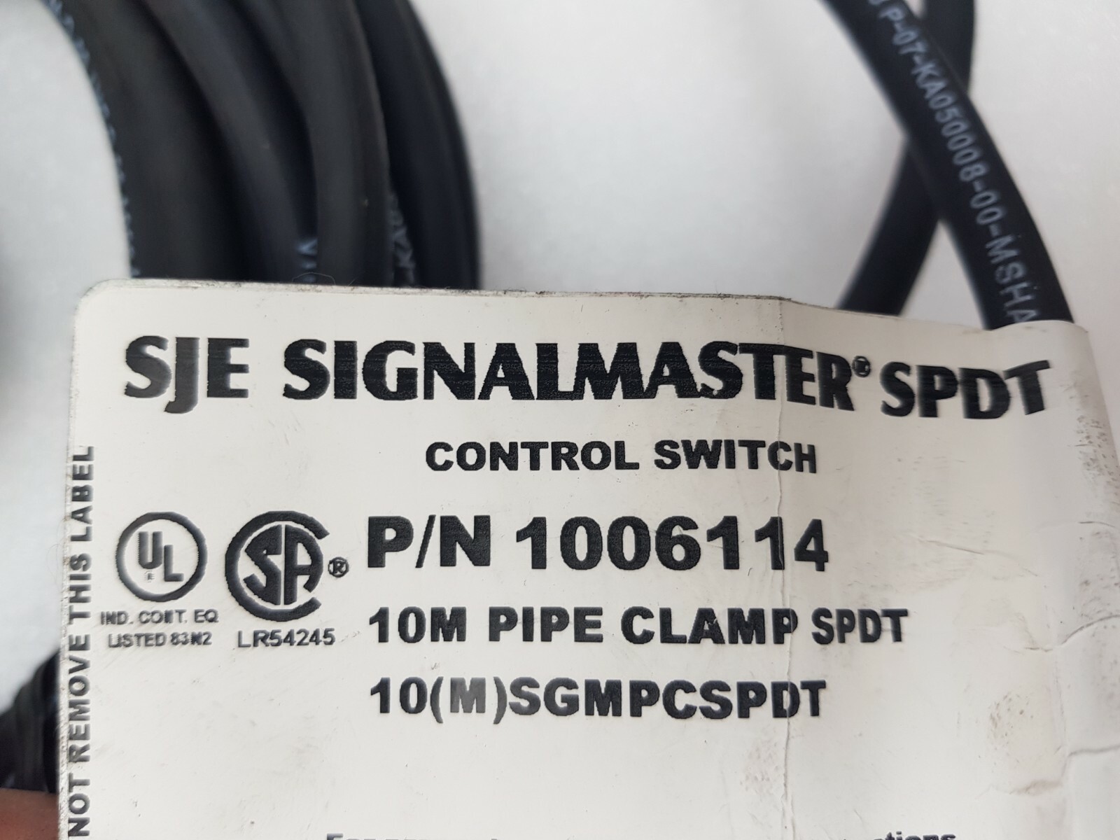 SJE-Rhombus signalmaster spdt control switch 1006114
