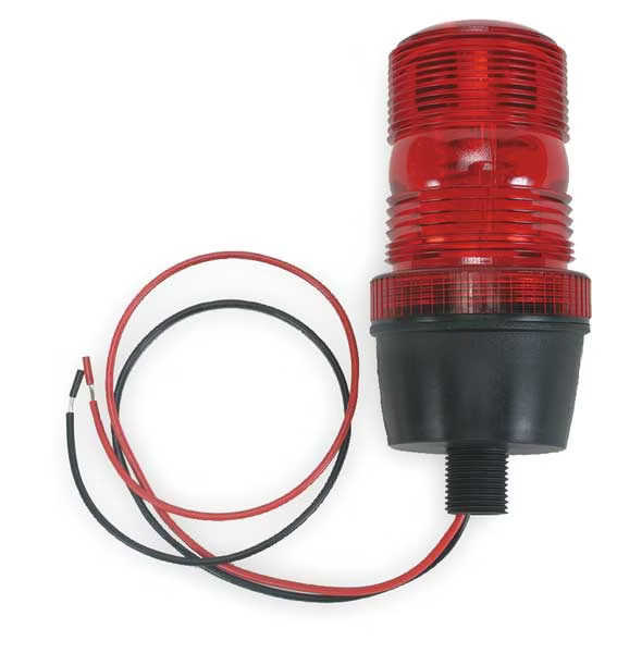 Zoro Select 2ERP1 Warning Light, Strobe, Red, 12 to 80VDC