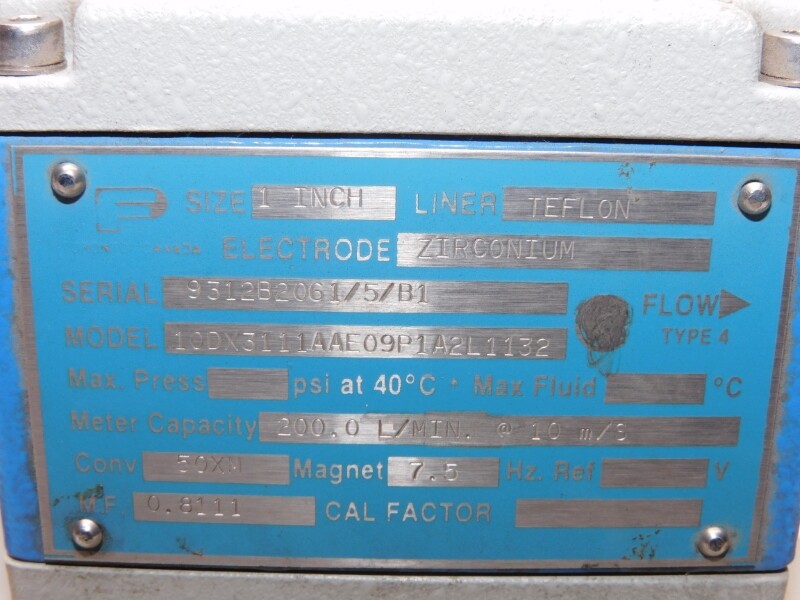 FISCHER&PORTER 10DX3111AAE09P1A2L1132 1″ NSNP