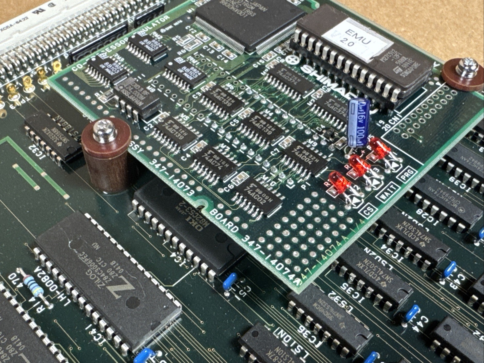 Shimadzu DSP-886 PCB Circuit Board 344-66726 A 344-66686 w/ Emulator 347-14074A