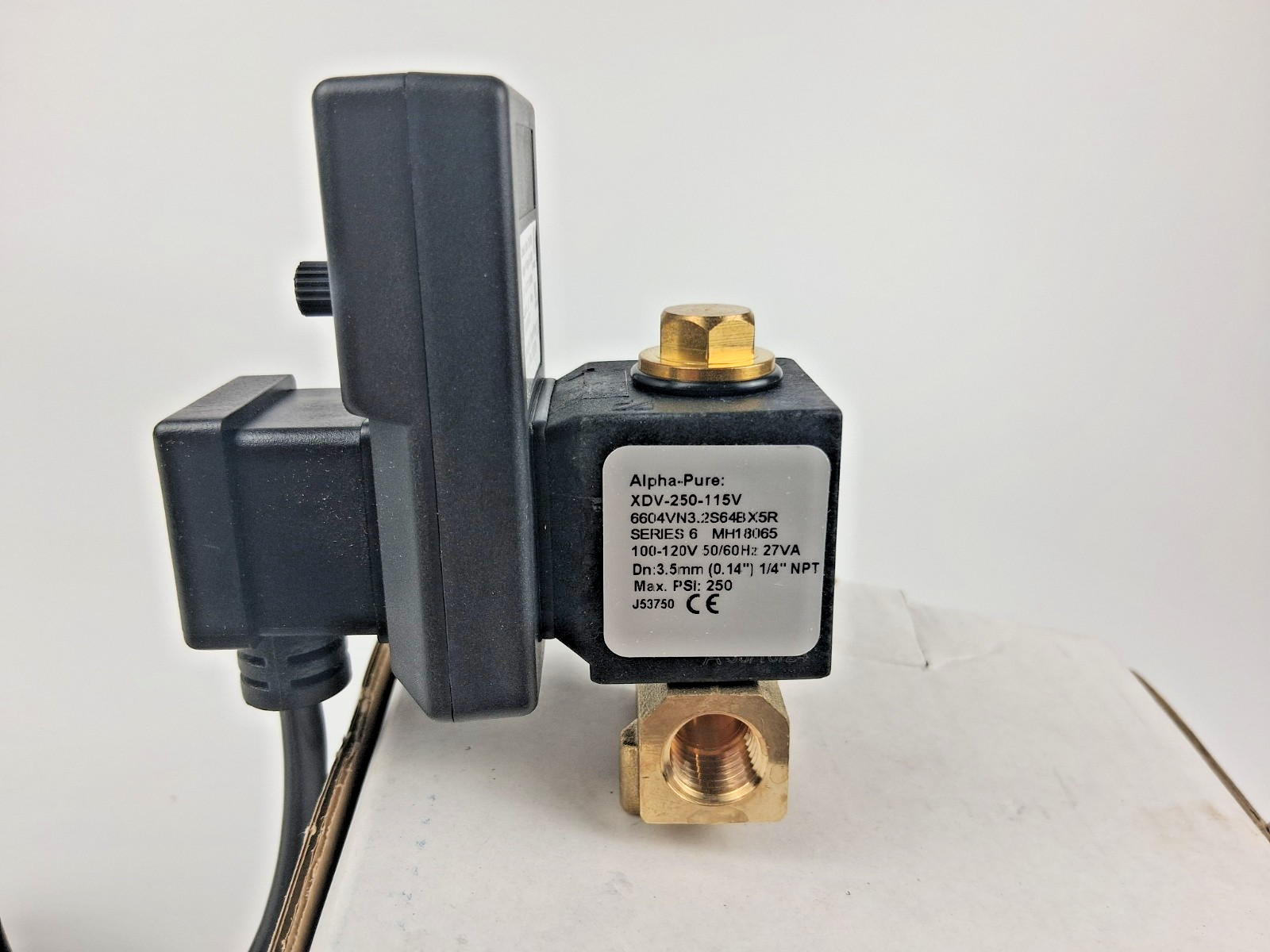 SPEEDAIRE Electronic Drain Valve 13X524 115V 1/4″ NPT