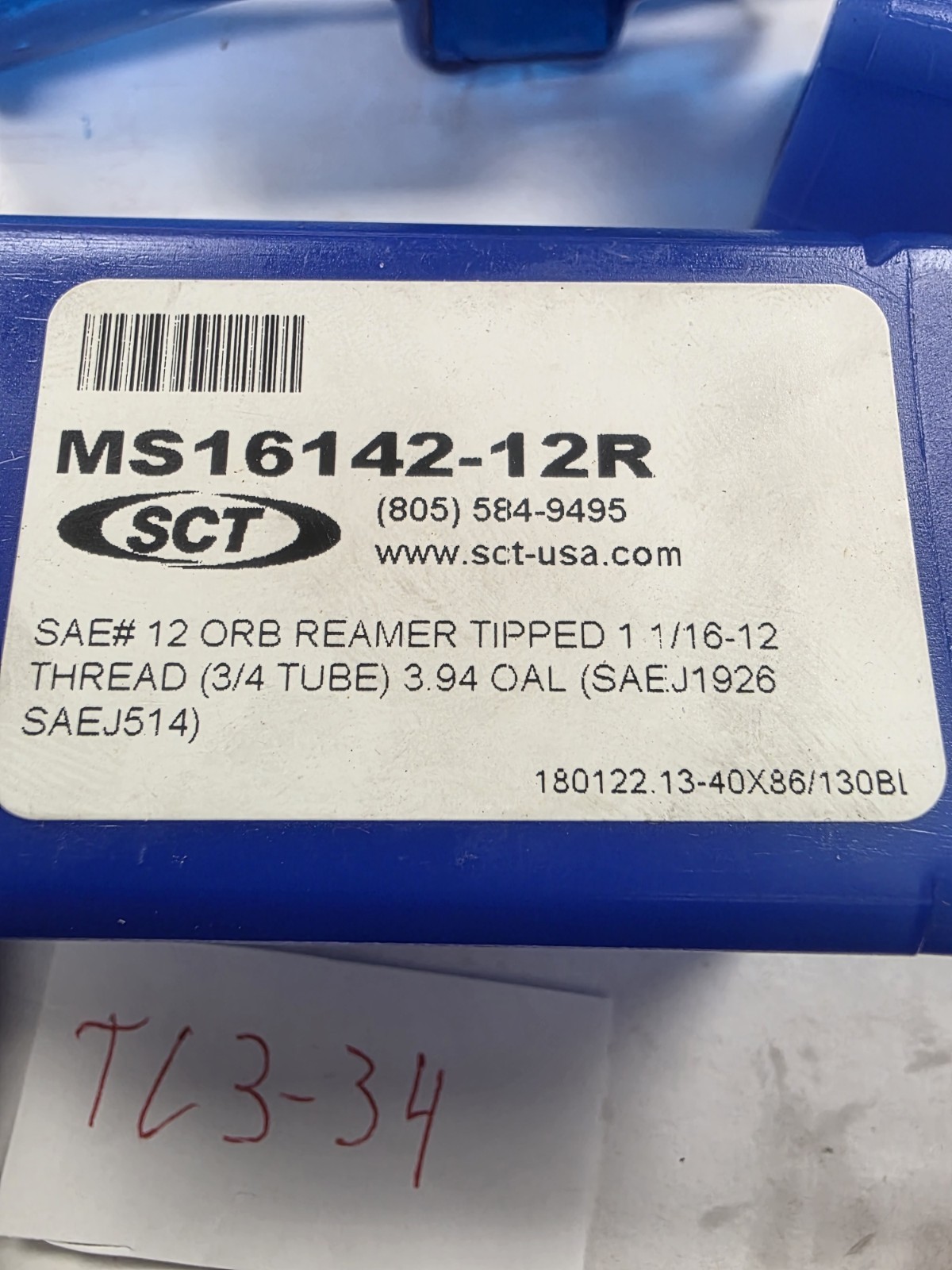 3/4″ TUBE Porting Tool, Scientific Cut Tools SAE J1926 J514 CARBIDE TIPPED, USA