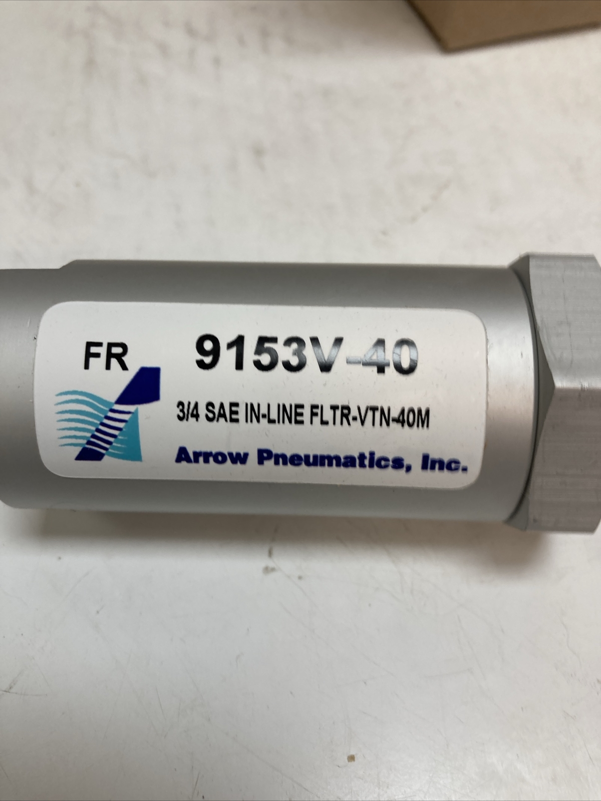 Lot Of 2 NEW Arrow Pneumatics In-Line Filter 9153V-40 | U.S.A. SELLER