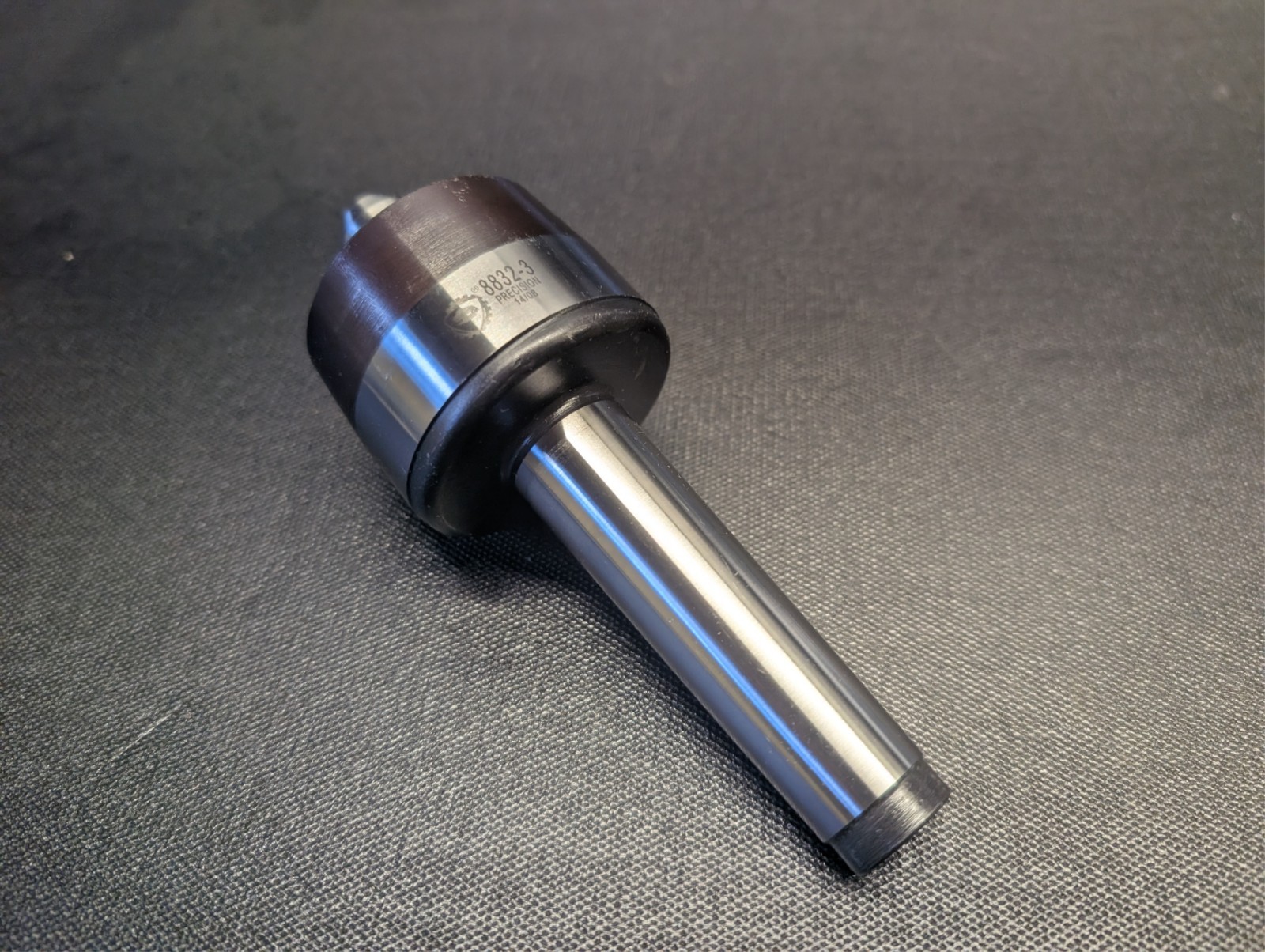 Bison 8832-3 Morse No. 3 Live Center With 60-Deg 5-570-203 Modified Blunt Insert
