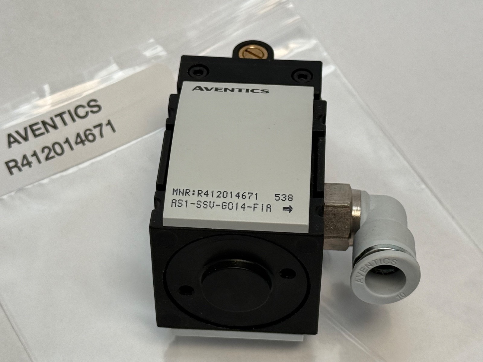 Aventics R412014671 Soft Start Valve AS1-SSV-G014-FIA