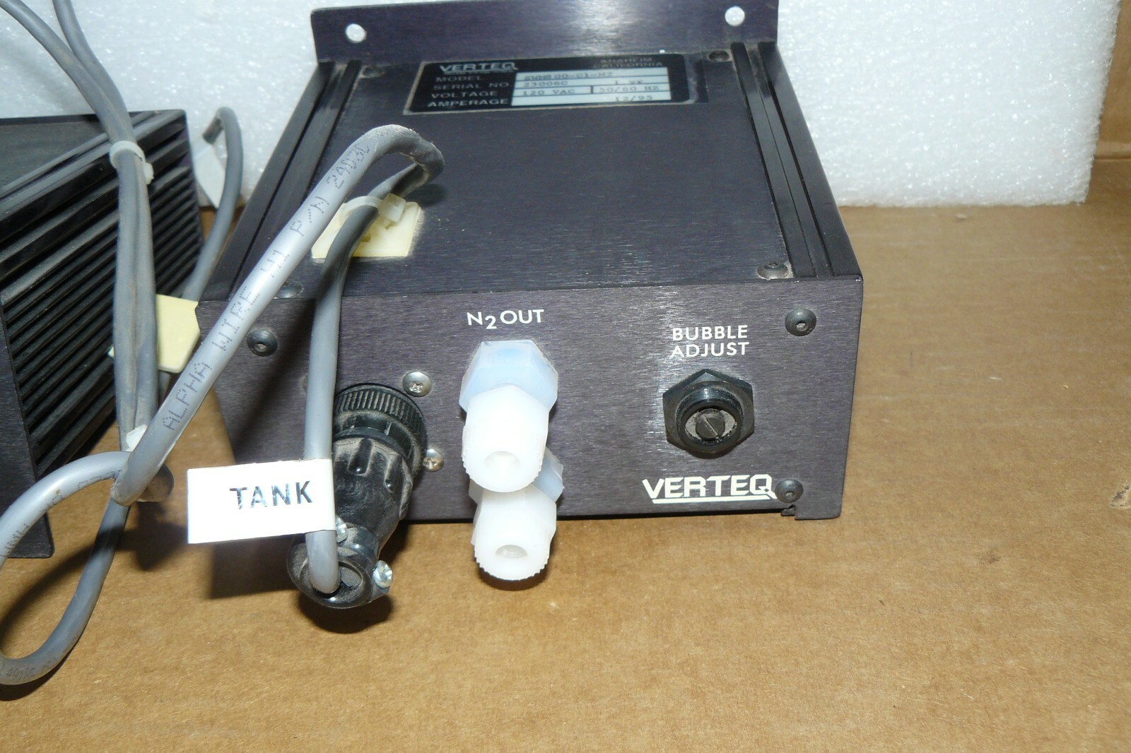 VERTEQ SWM800-C1-M2 PROCESS SYSTEMS BUBBLER 120V
