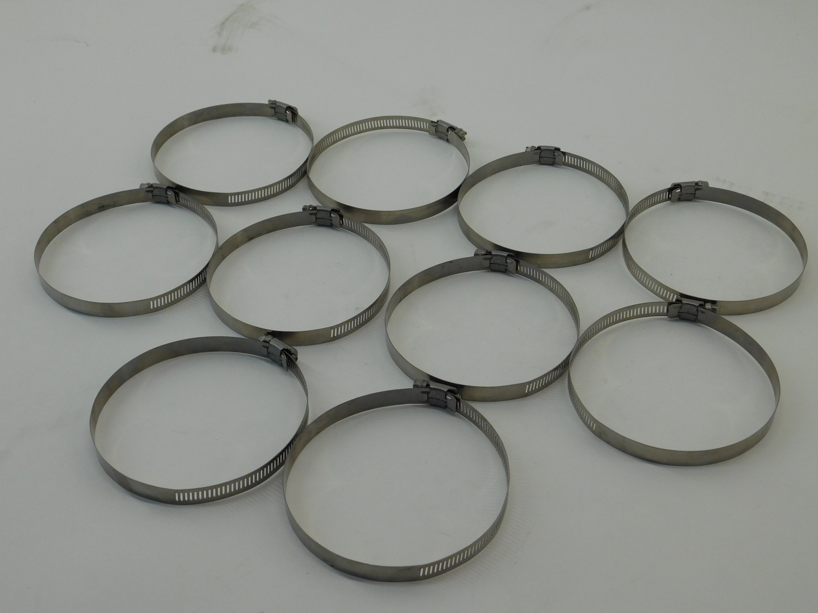*Lot of 10* Stainless Steel 76/127mm Hose Clamp 72 Size – NEW Surplus!