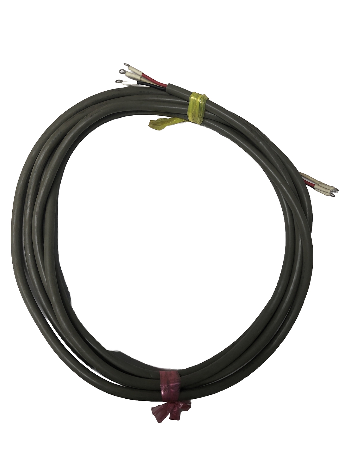 Sanyo Machine SDN-CPMA-05 Power Cable Assembly 3 Wire RWB 16.5′ ft long