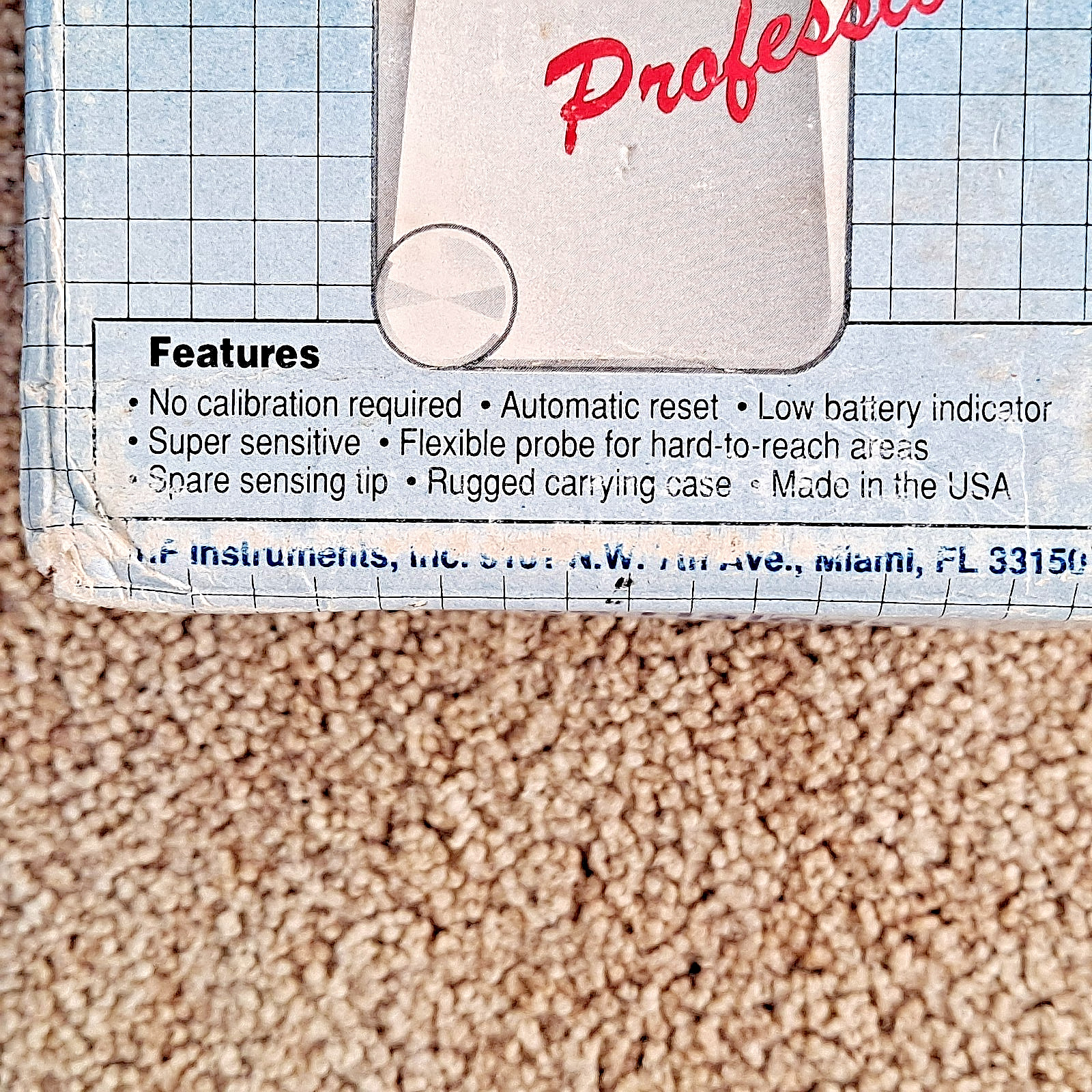 TIF Instruments 5050 Professional Halogen Leak Detector NEW NOS FREE SHIPPING