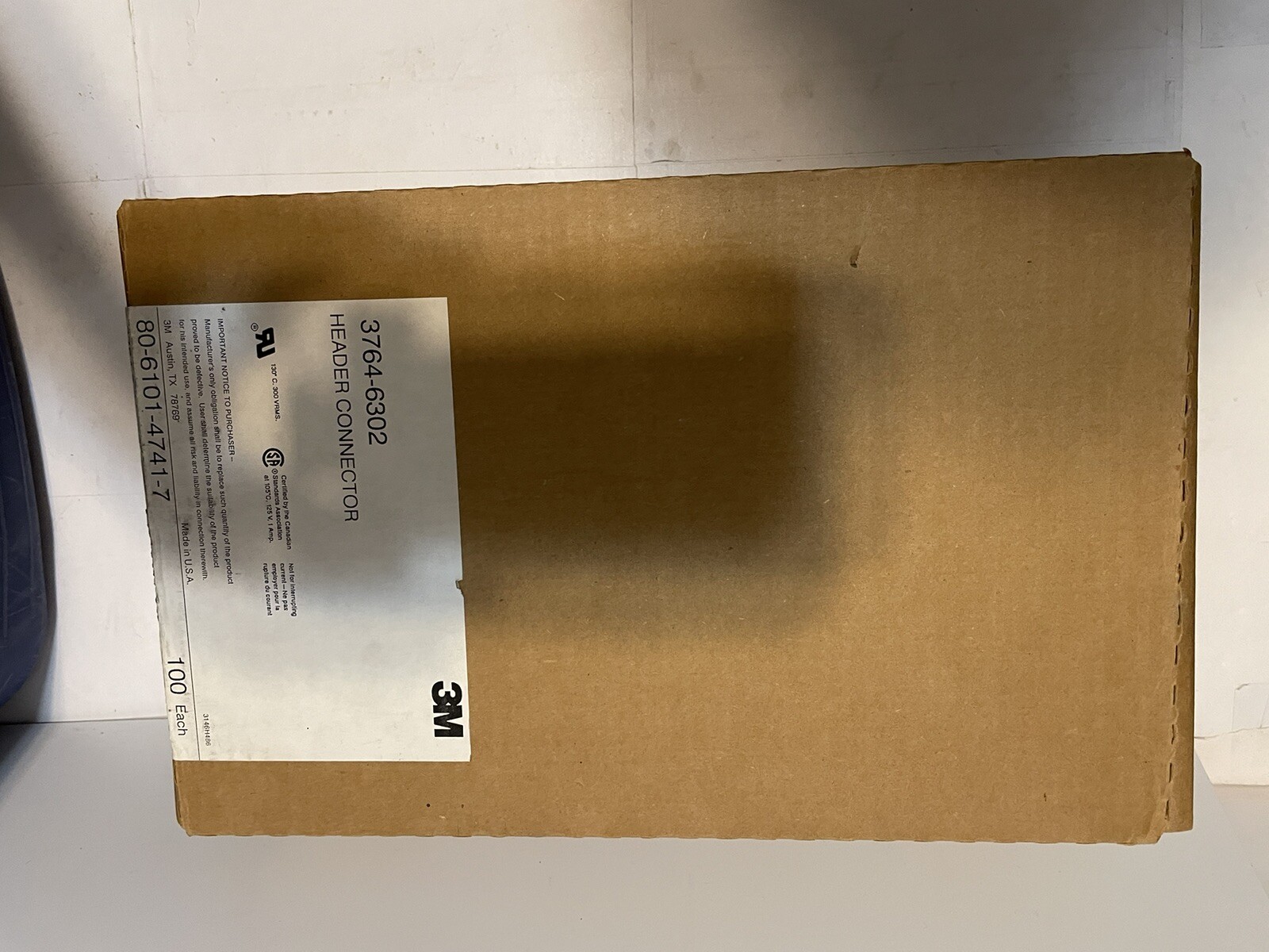 3M 3764-6302 Pin Header Connector Lot 100 PCB Board Connectors New