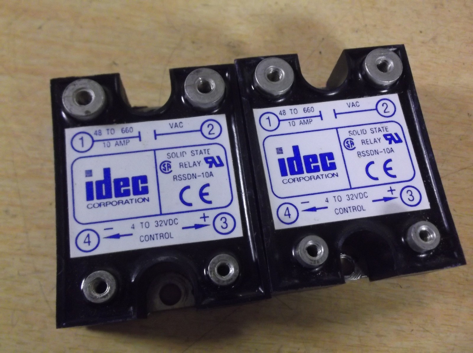 Idec RSSDN-10A Solid State Relays 10 Amp P1397SP0409A, Lot of 2 *FREE SHIPPING*