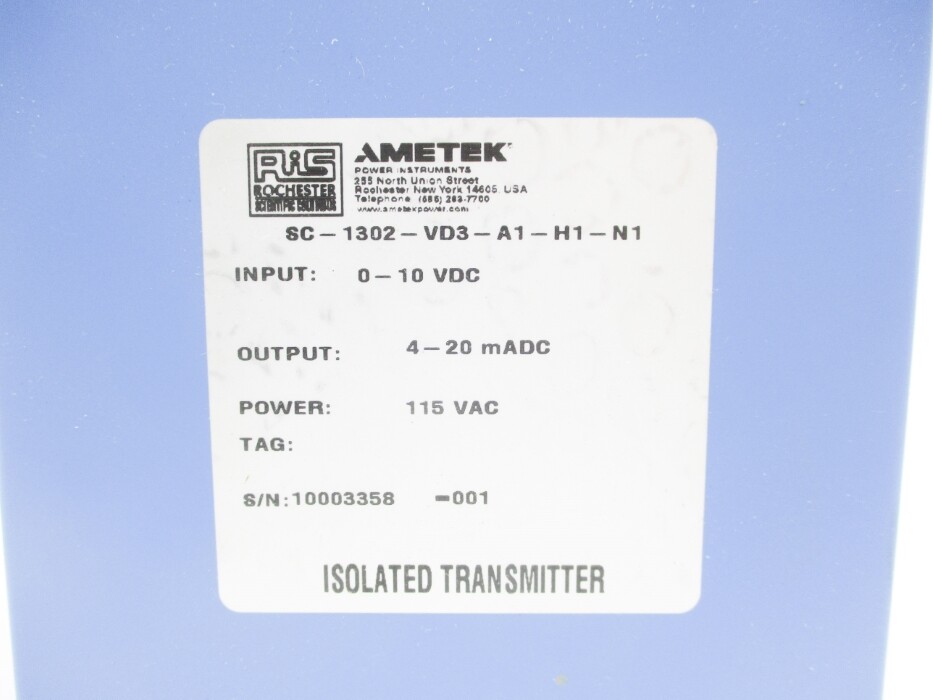 RIS SC-1302-VD3-A1-H1-N1 NSNP