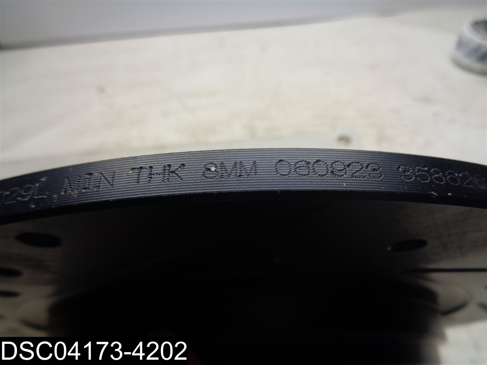 633-58029L Drilled and Slotted Black Zinc Brake Rotor