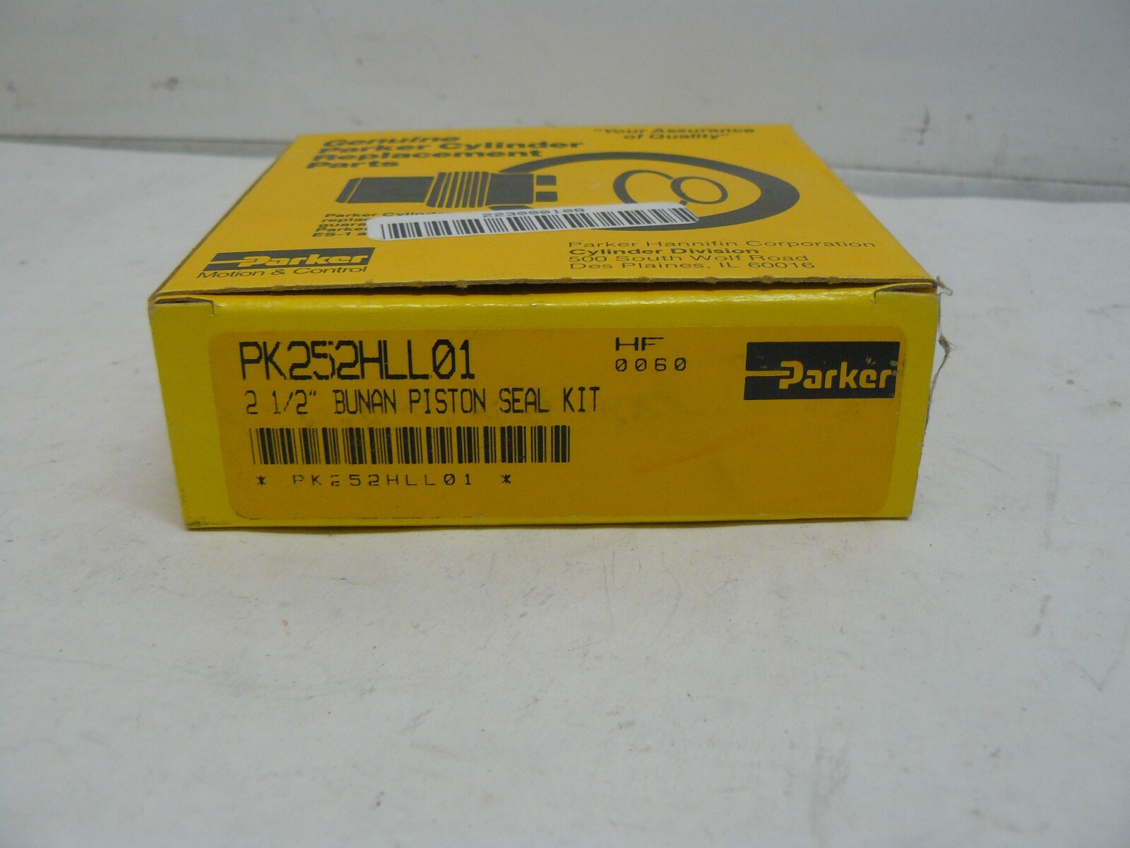 Parker PK252HLL01 bunan piston seal kit 2 1/2 inch new
