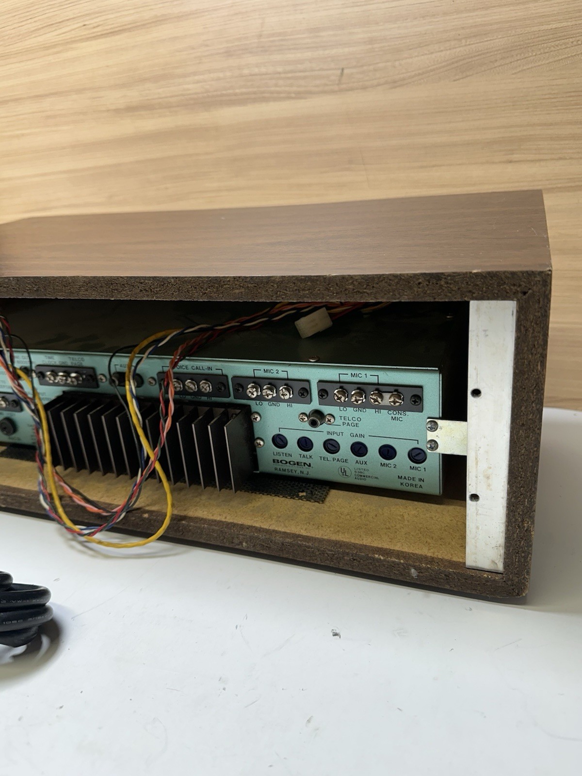 BOGEN SBA 225 Master Control Console with MCP 35A Intercom System (UNTESTED)
