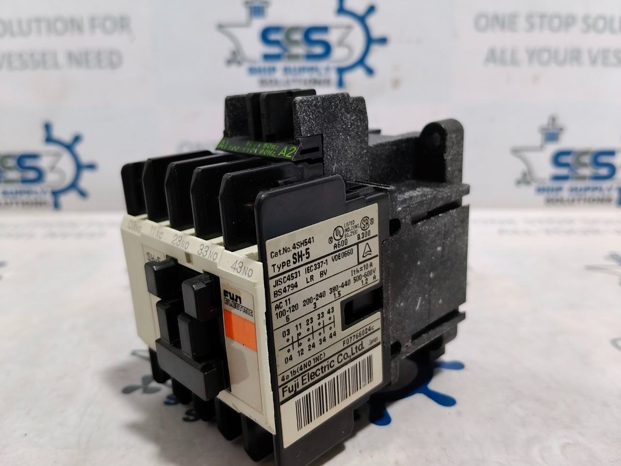 Fuji Electric SH-5 Contactor 100V 50Hz 100-110V 60Hz 10A (Unused New)