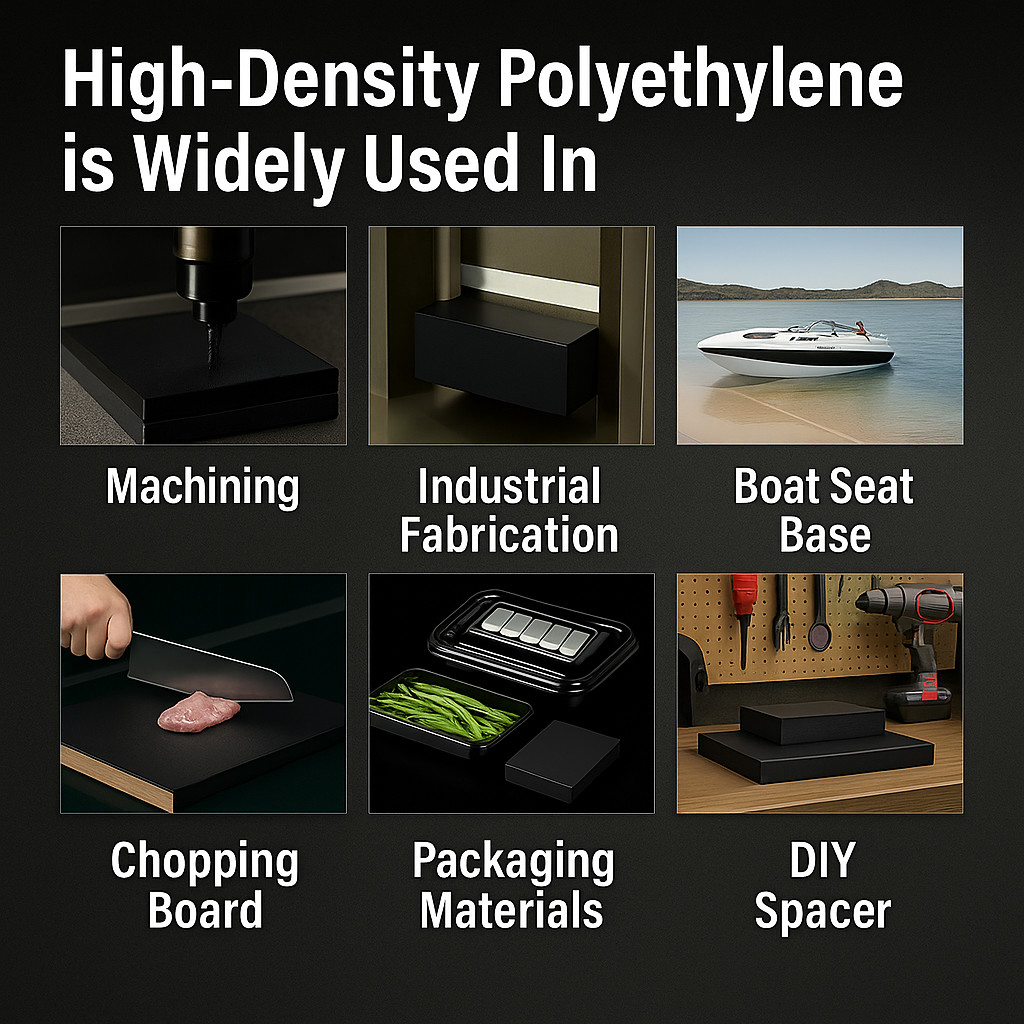HDPE Amplifier Board Mount 12″x24″ –CNC Cut– Waterproof Black Textured-multi use