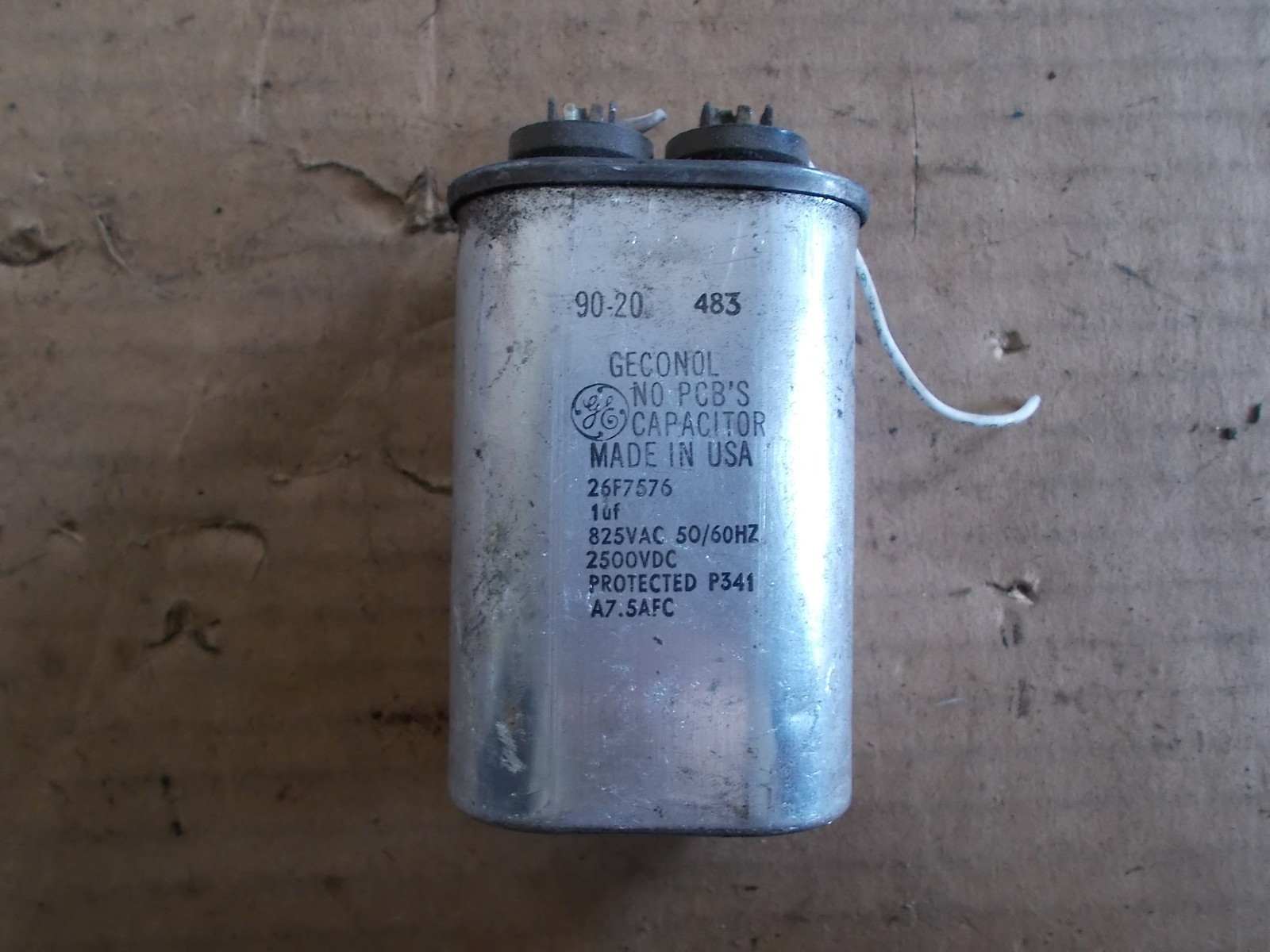 GE Capacitor 90-20 483 825VAC 2500VDC *FREE SHIPPING*