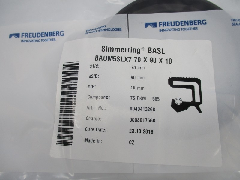 FREUDENBERG BAUM5SLX7 70 X 90 X 10 NSMP