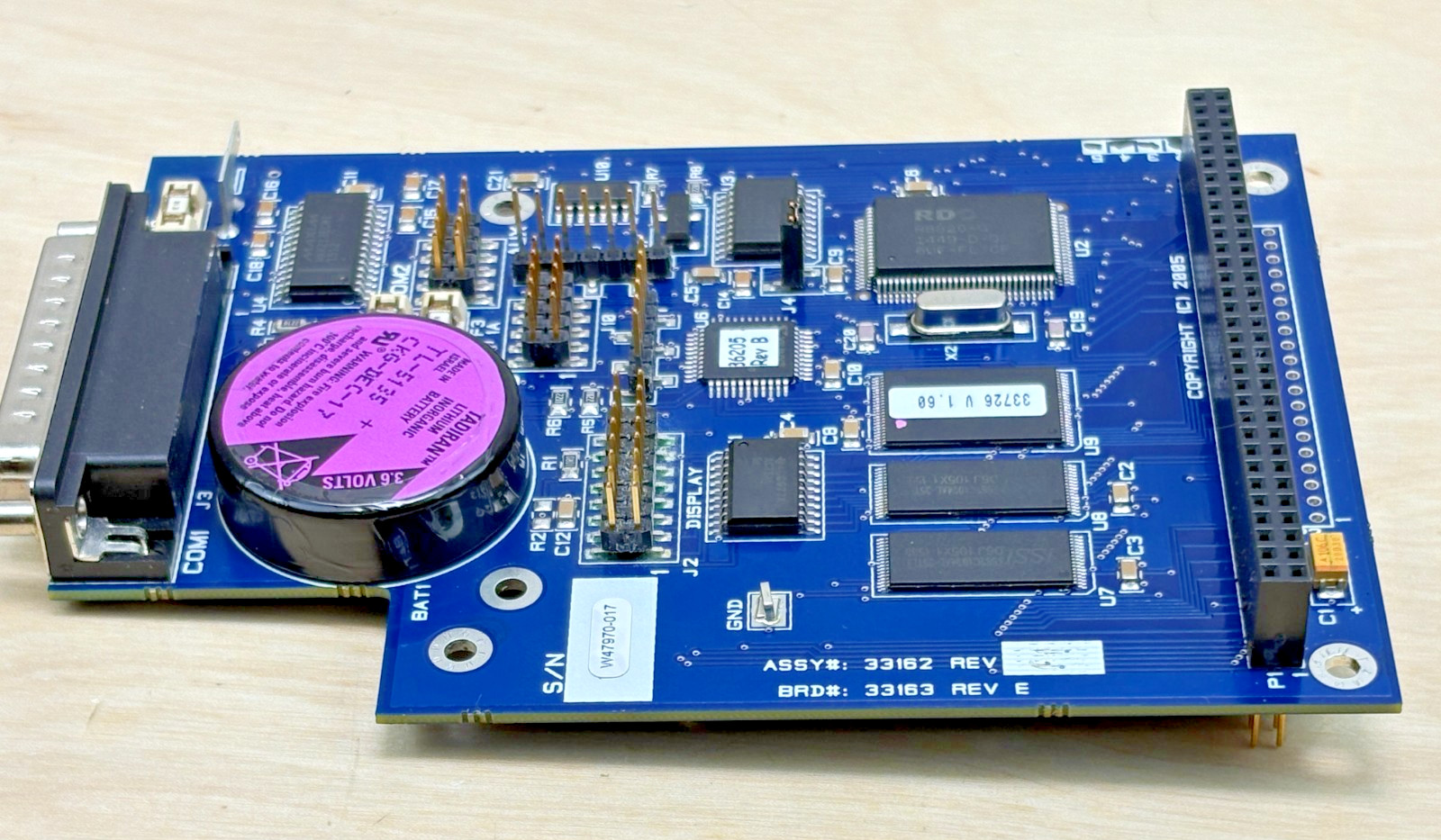 Telesis 33162 Communication Board for TMC420 Pinstamp Controller, 33163