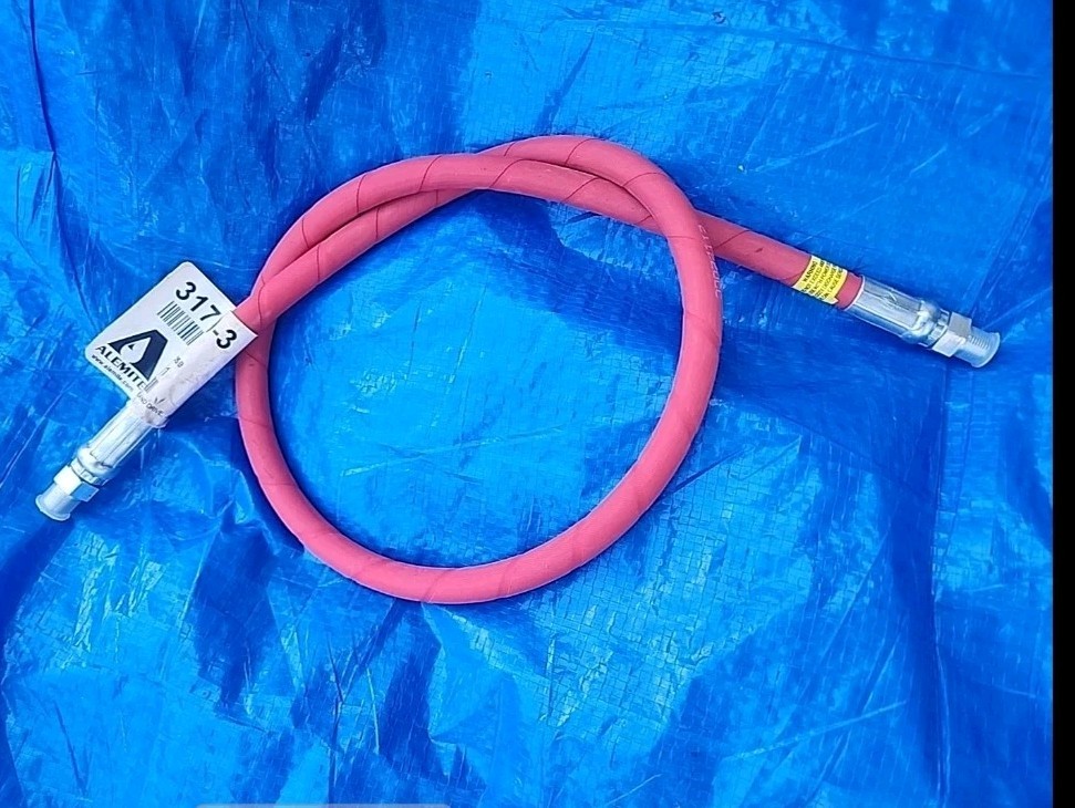Alemite 36″ Whip Hose For Hydraulic Fittings 317850-3