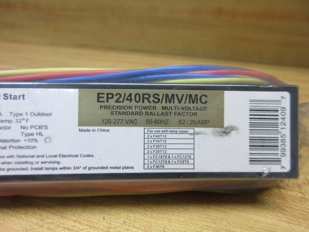 Howard Industries EP2/40RS/MV/MC Ballast