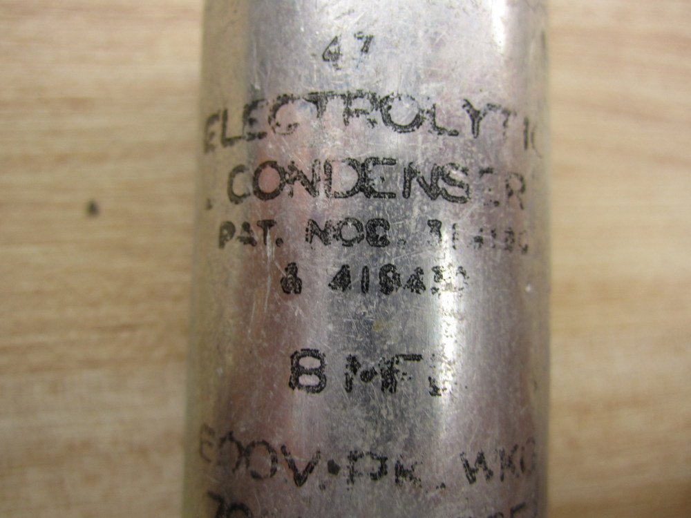 Part 81-FD Capacitor Type 922 431