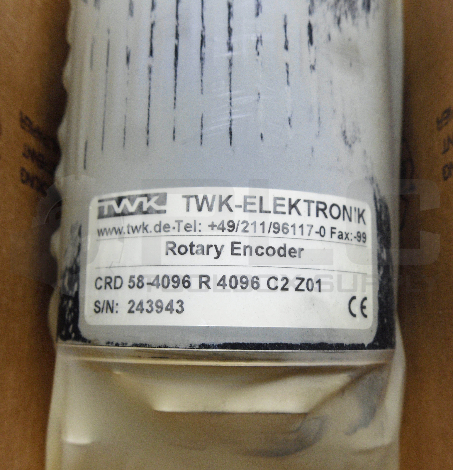 NEW TWK-ELEKTRONIK CRD 58-4096 R 4096 C2 Z01 ROTARY ENCODER
