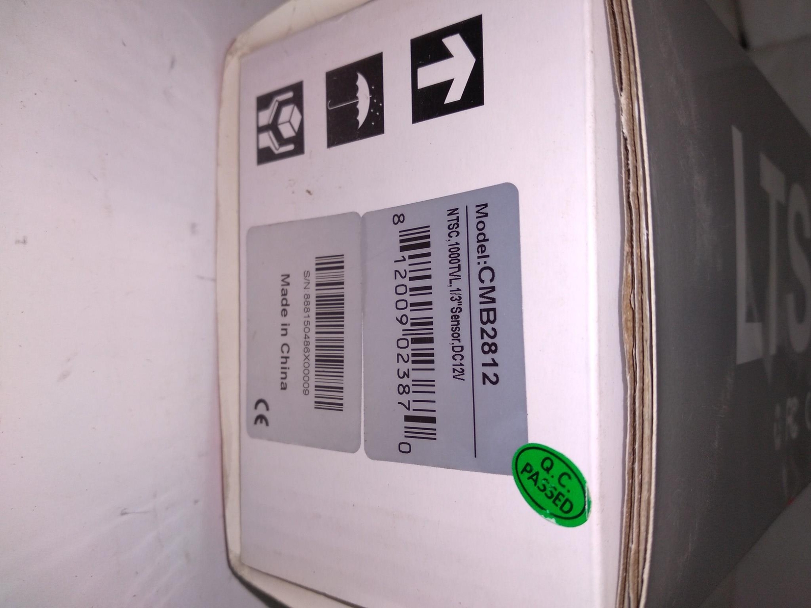 LTS N TSC, 1000TVL, 1/3″ SENSOR, DC12V CMB2812