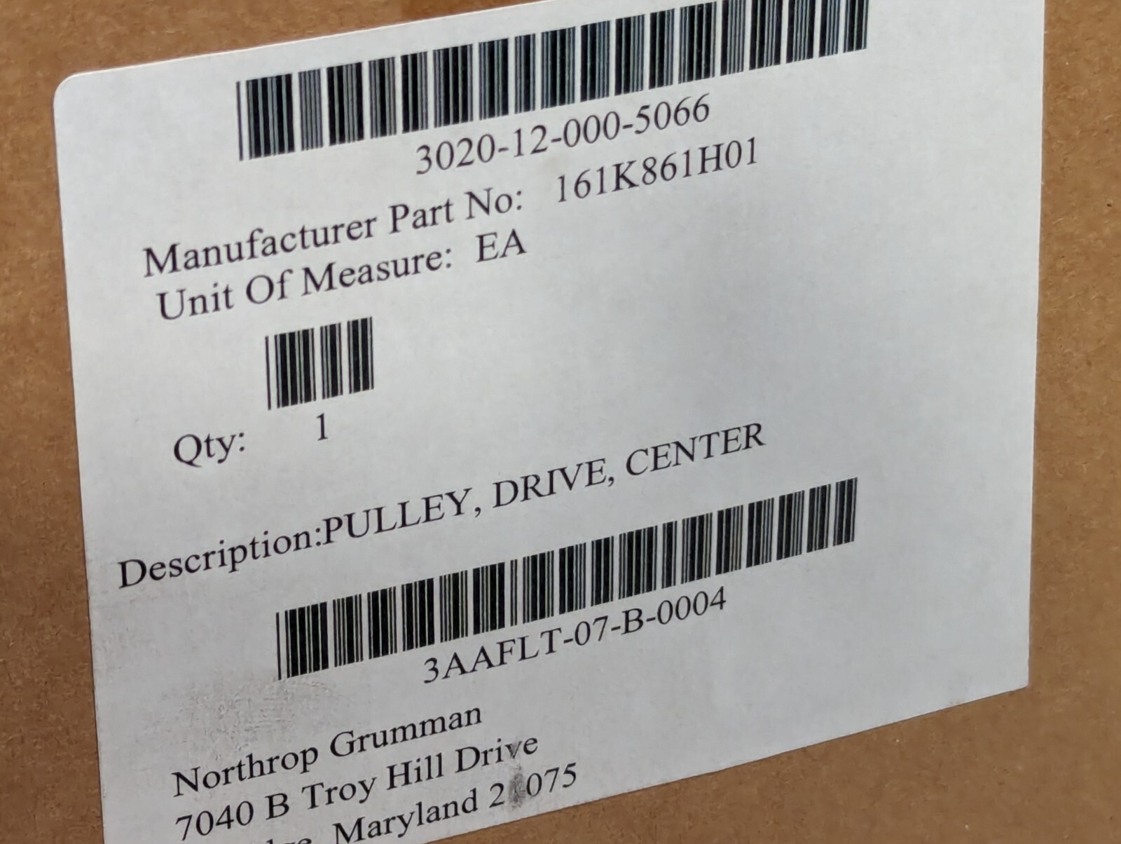 Intelligrated 40005800 161K861H01 Center Drive Pulley – Free Shipping