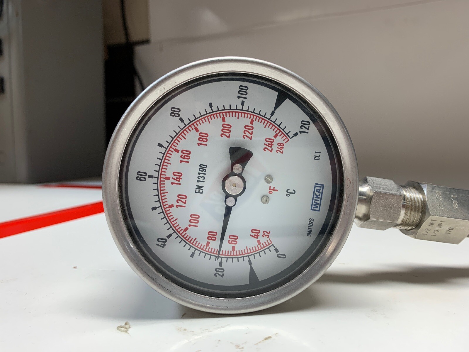 WIKA EN 13190 Gas Actuated Thermometer 0-120C *Warranty~Fast Shipping*