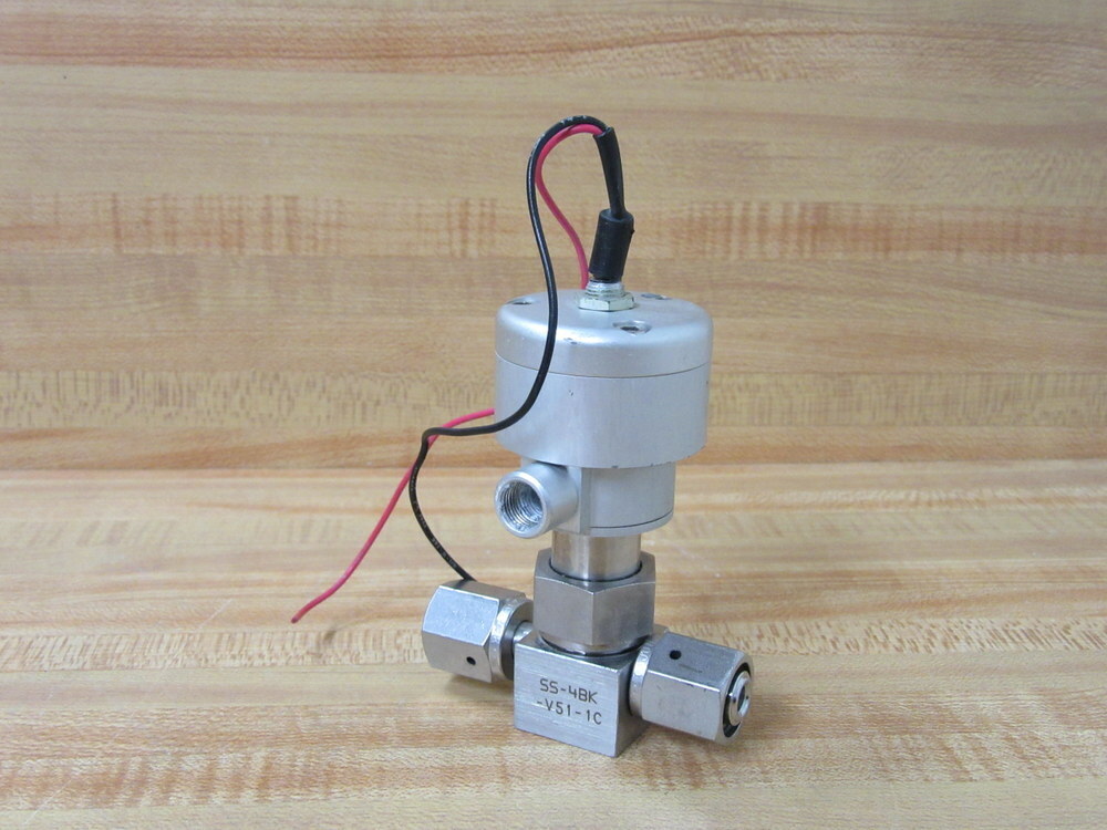 Swagelok SS-4BK-V51-1C Bellows Sealed Valve SS4BKV511C (Pack of 3)