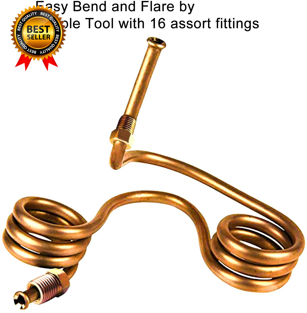 Upgraded Brake Line Tubing Kit 25 Ft. of 3/16 Copper Coated Flexible Tube Roll