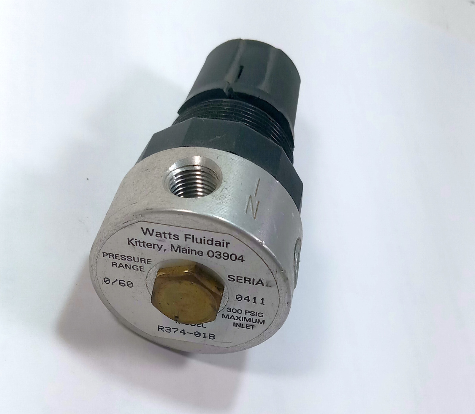 1 USED WATTS FLUIDAIR R374-01B 0-60 PSI PNEUMATIC REGULATOR ***MAKE OFFER***