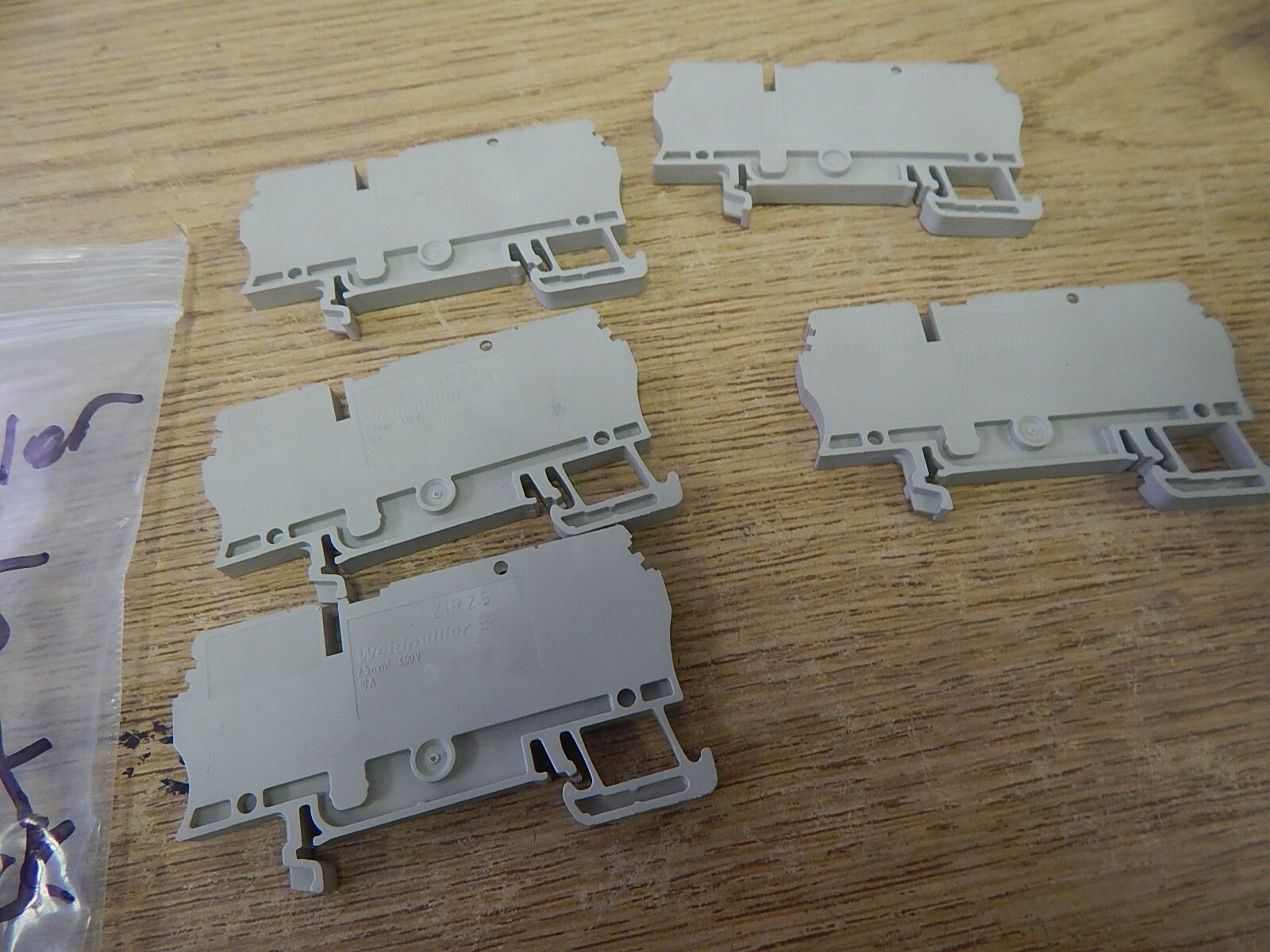 Weidmuller ZTR 2.5 Terminal Blocks, Lot of 5 *FREE SHIPPING*