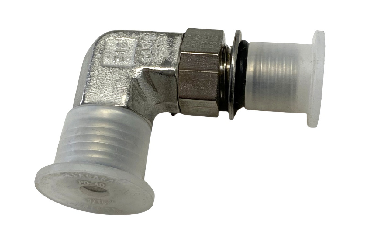 Parker 4 C5OLO-SS Seal-Lok ORFS 1/4″ Straight Thread Elbow Connector x 7/16″-20