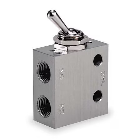 Aro M251ls Manual Air Control Valve, 3-Way, 1/8In Npt