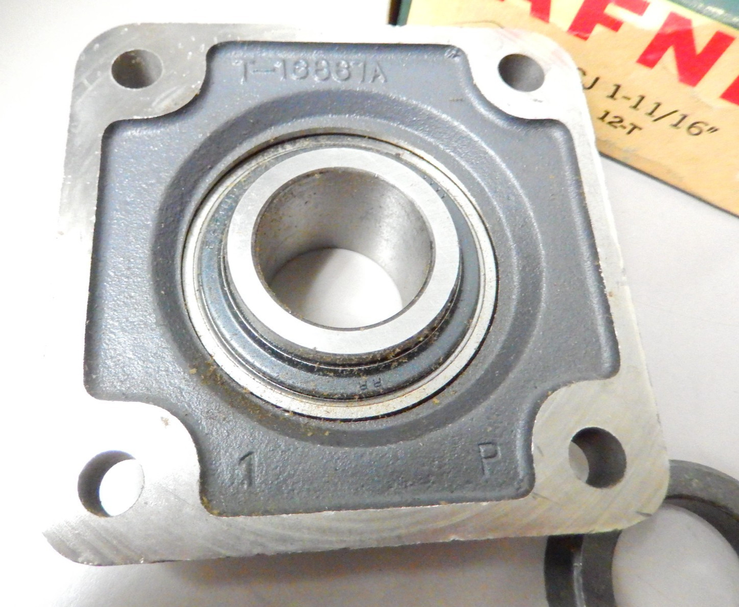 Fafnir RCJ 1 11/16 Flange Bearing 4 Bolt Mount With Collar 1-11/16″ Bore