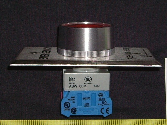 1 x PBM1GR by Alarm Controls Inc. Emergency Exit Button