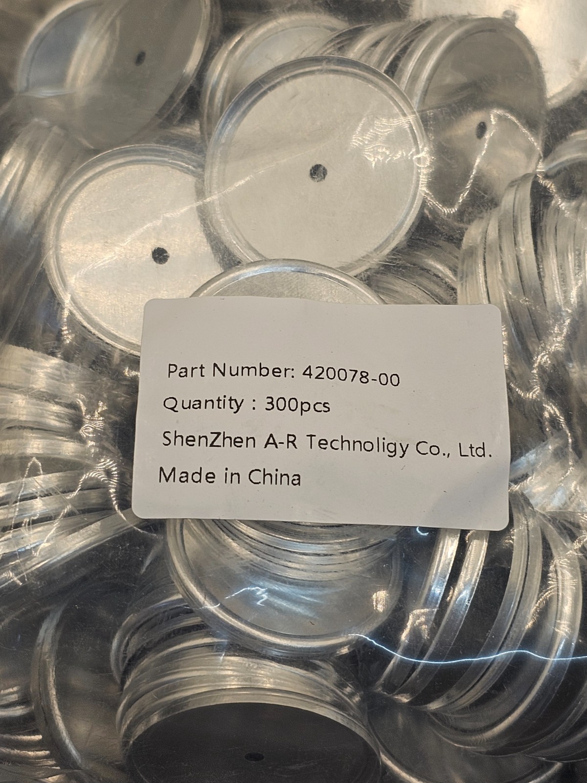 (QTY 300) ShenZhen A-R Technology Co LTD 420078-00 Valve Cover Inner Piston