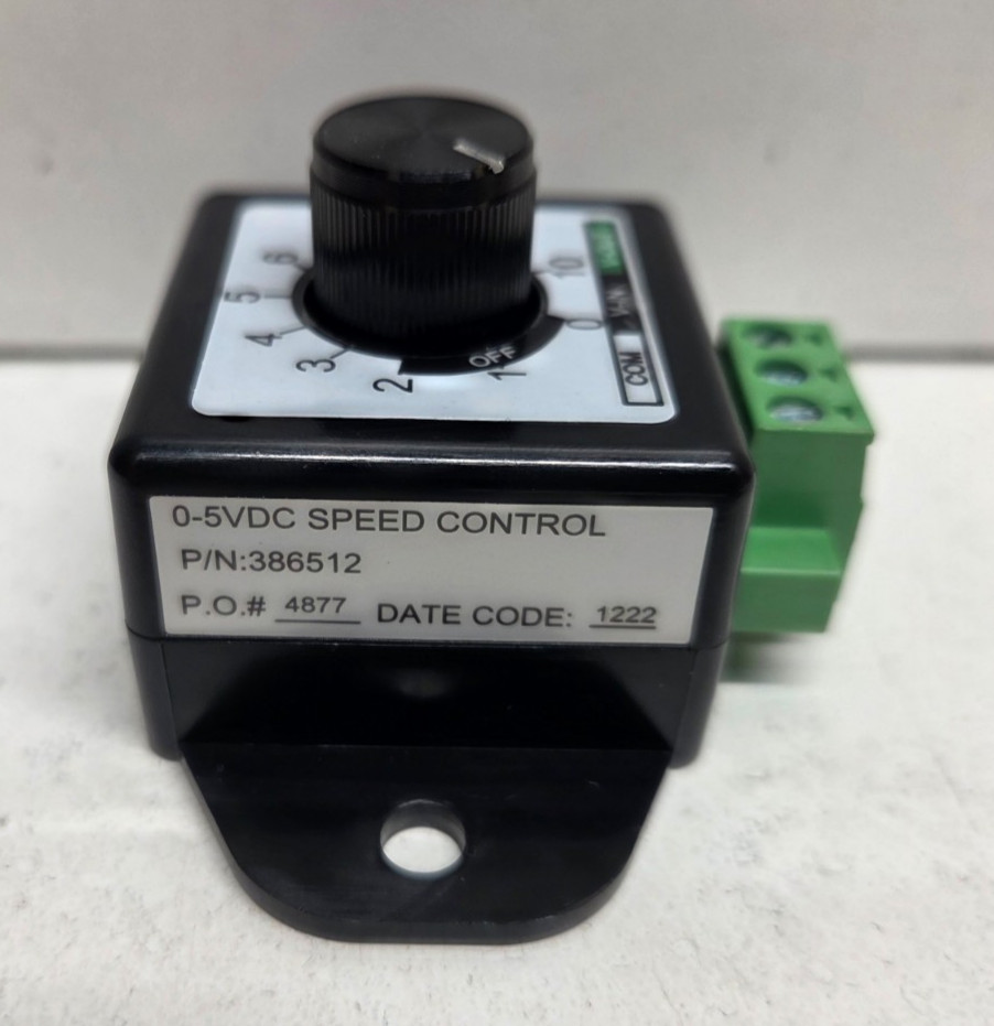 NEW NO BOX! GREENHECK 5V SPEED CONTROL 386512