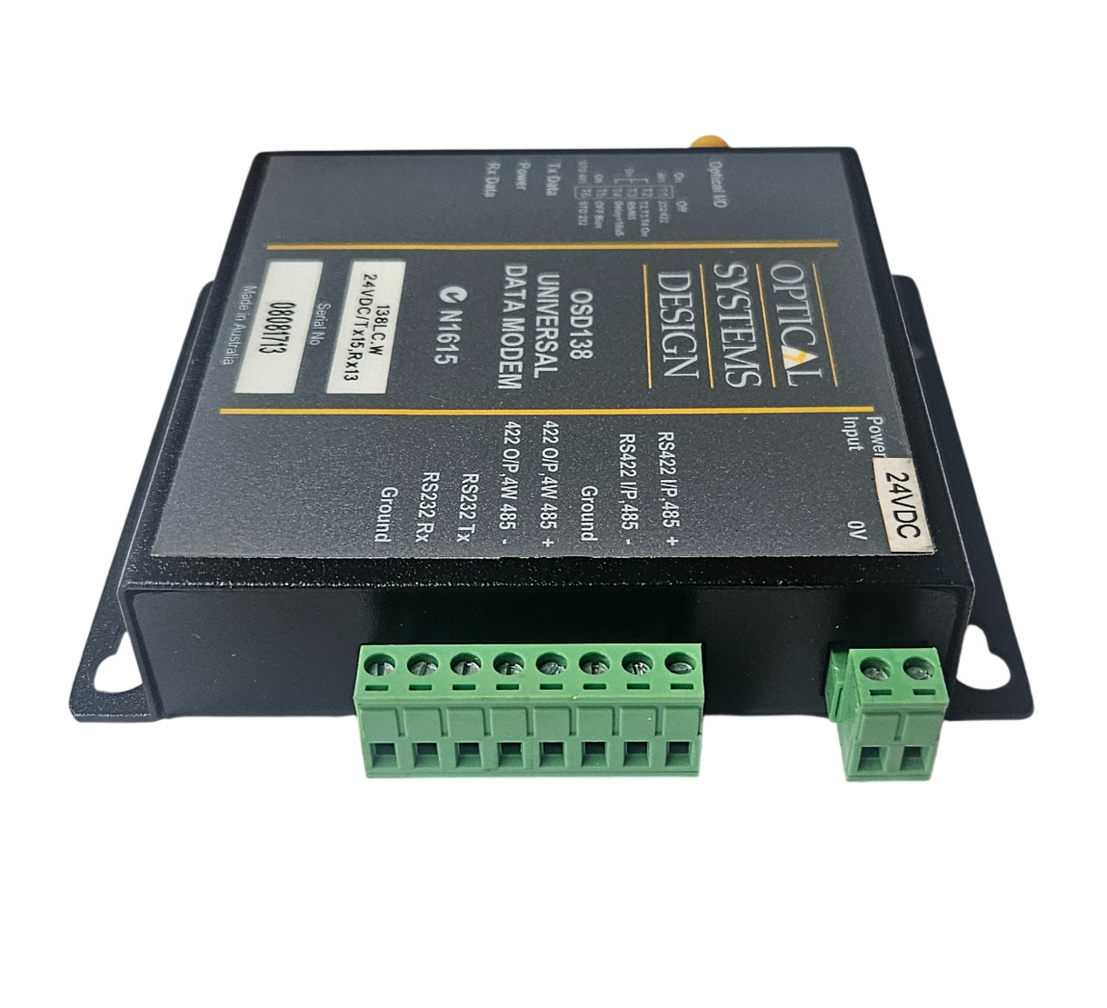 Optical Systems Design OSD138 Data Modem 138LC.W 24VDC / Tx13, Rx15