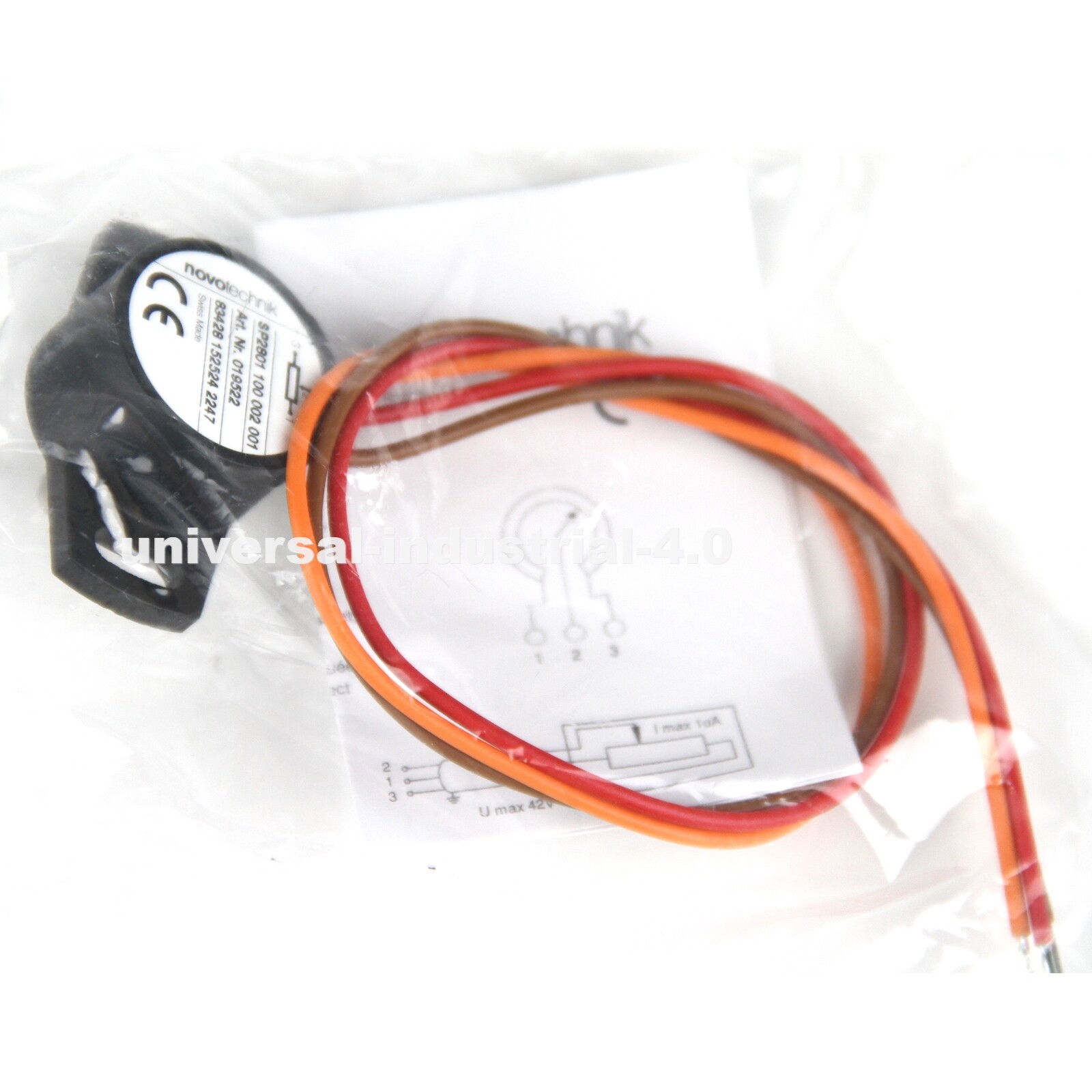NEW Novotechnik SP2801-100-002-001 Rotary Sensor SP2801 100 002 001 – US Stock