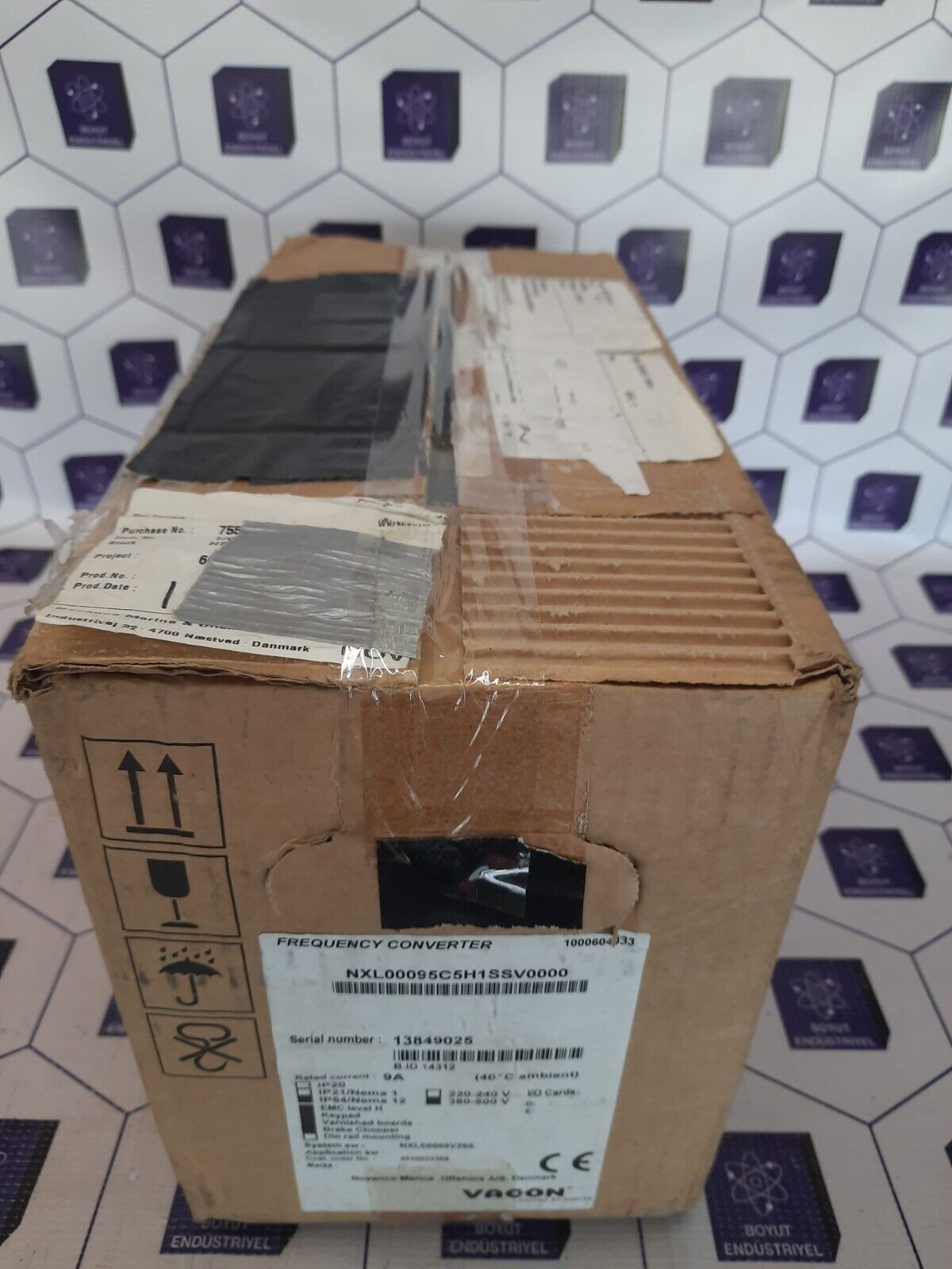 VACON NXL00095C5H1SSV0000 IP54/NEMA12 Drive Modified